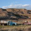 <p> </p><p>Colour 2010-2011: 18. Trucks and Landscape (July 2009 near Drumheller, Alberta)</p> 18